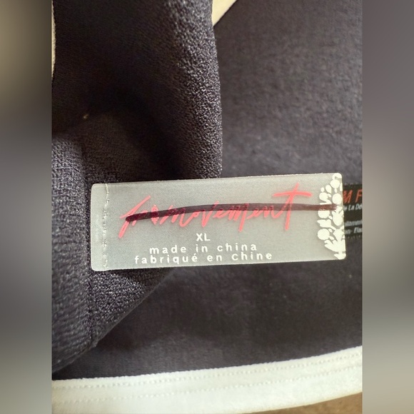 NWOT Free People Movement Women’s Black Duet Mini Bra & Shorts Set - Size XL - Picture 3 of 10